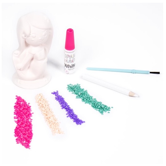 Sparkle Magic 3D Mermaid Figurine, Sparkling 3D Dot Art - Picture 3 of 8